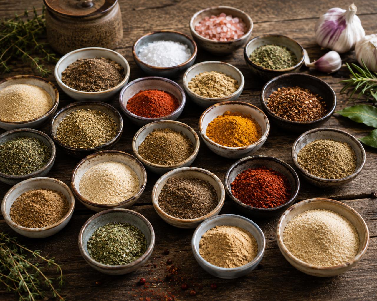 Spices and herbs